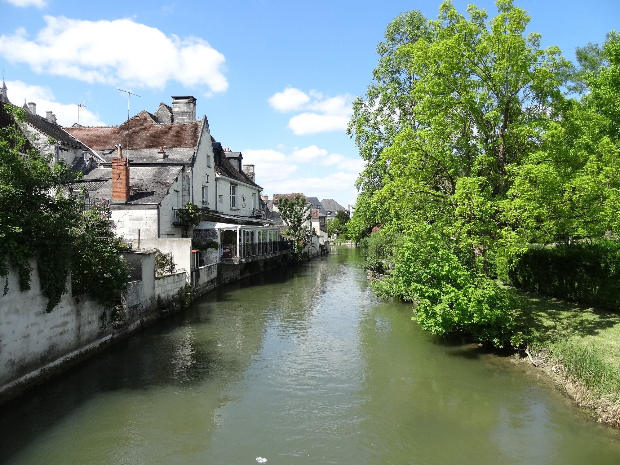vue de l'Indre à Loches en Touraine