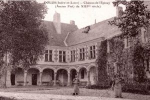 Vue historique du Château de Lafayette en Touraine